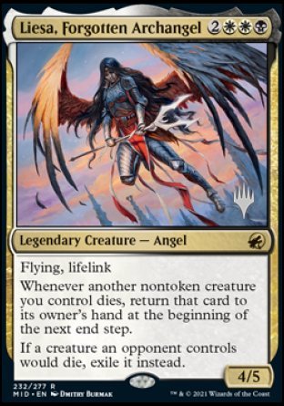 Liesa, Forgotten Archangel (Promo Pack) [Innistrad: Midnight Hunt Promos] | GnG Games