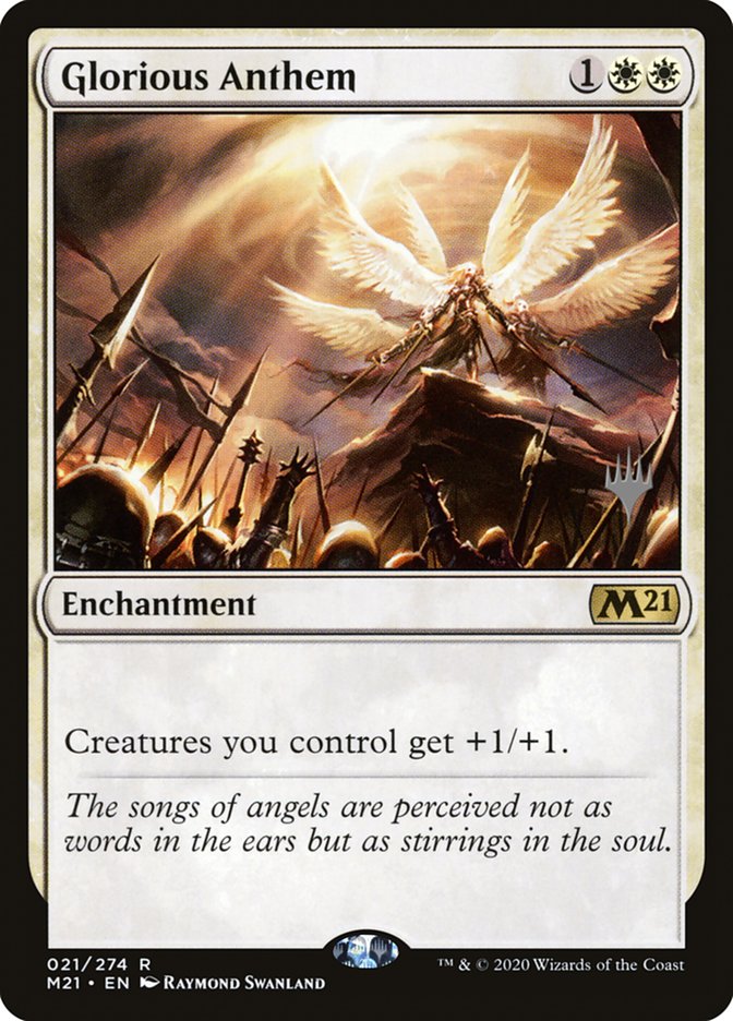 Glorious Anthem (Promo Pack) [Core Set 2021 Promos] | GnG Games
