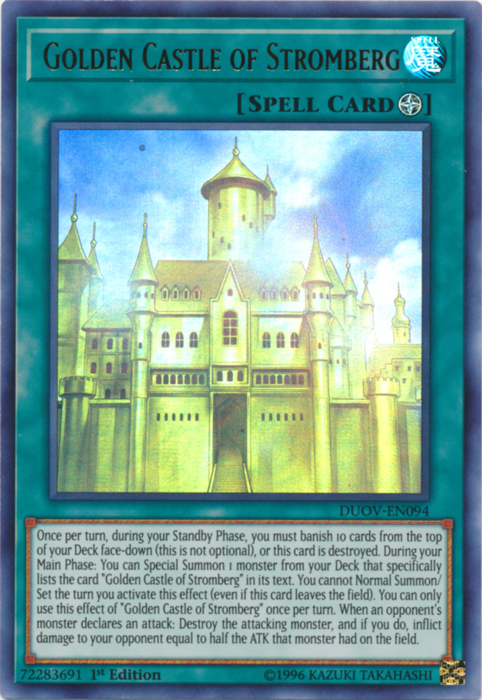 Golden Castle of Stromberg [DUOV-EN094] Ultra Rare | GnG Games