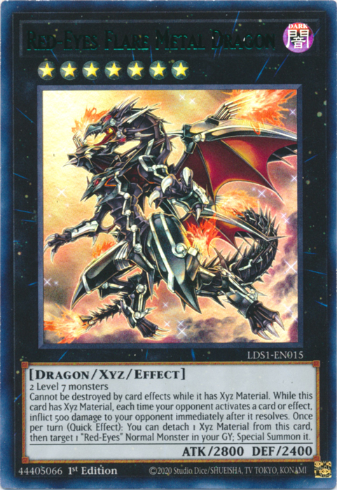 Red-Eyes Flare Metal Dragon (Green) [LDS1-EN015] Ultra Rare | GnG Games