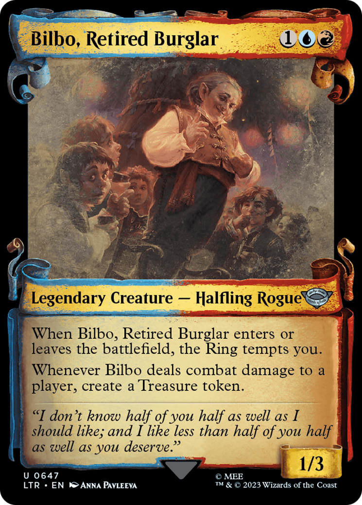 Bilbo, Retired Burglar [The Lord of the Rings: Tales of Middle-Earth Showcase Scrolls] | GnG Games