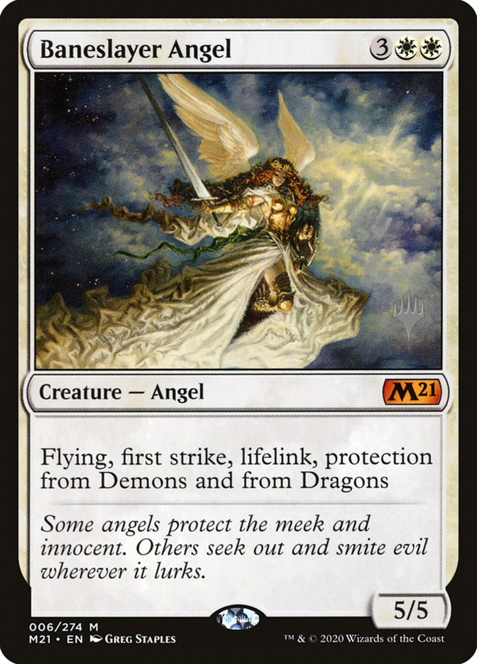 Baneslayer Angel (Promo Pack) [Core Set 2021 Promos] | GnG Games