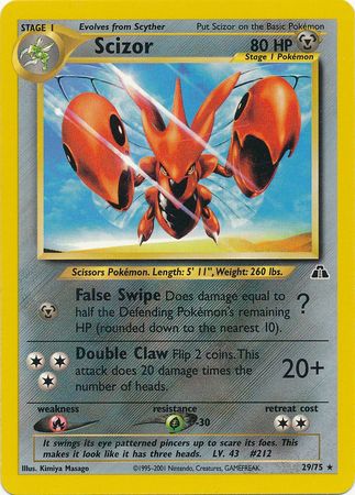 Scizor (29/75) [Neo Discovery Unlimited] | GnG Games
