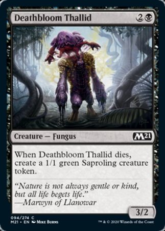 Deathbloom Thallid [Core Set 2021] | GnG Games