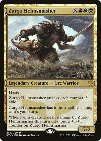 Zurgo Helmsmasher [Khans of Tarkir Promos] | GnG Games