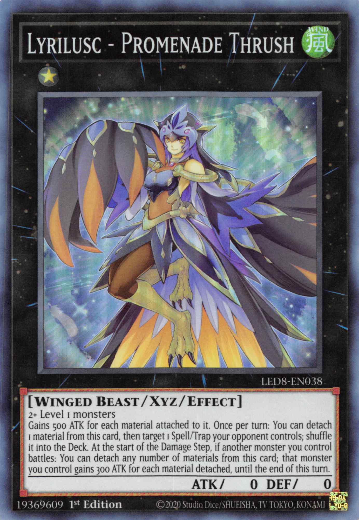 Lyrilusc - Promenade Thrush [LED8-EN038] Super Rare | GnG Games