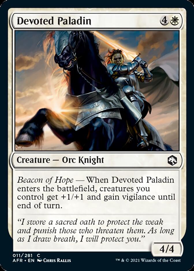 Devoted Paladin [Dungeons & Dragons: Adventures in the Forgotten Realms] | GnG Games