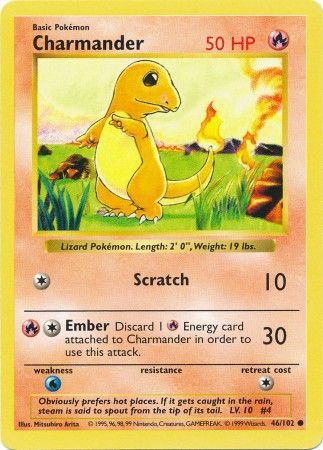 Charmander (46/102) [Base Set Shadowless Unlimited] | GnG Games