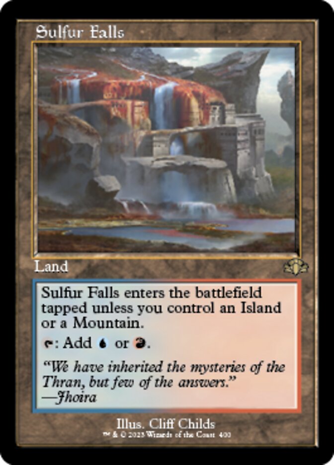 Sulfur Falls (Retro) [Dominaria Remastered] | GnG Games