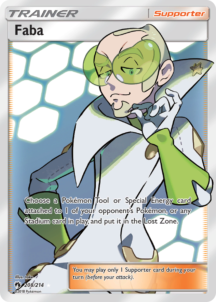 Faba (208/214) [Sun & Moon: Lost Thunder] | GnG Games