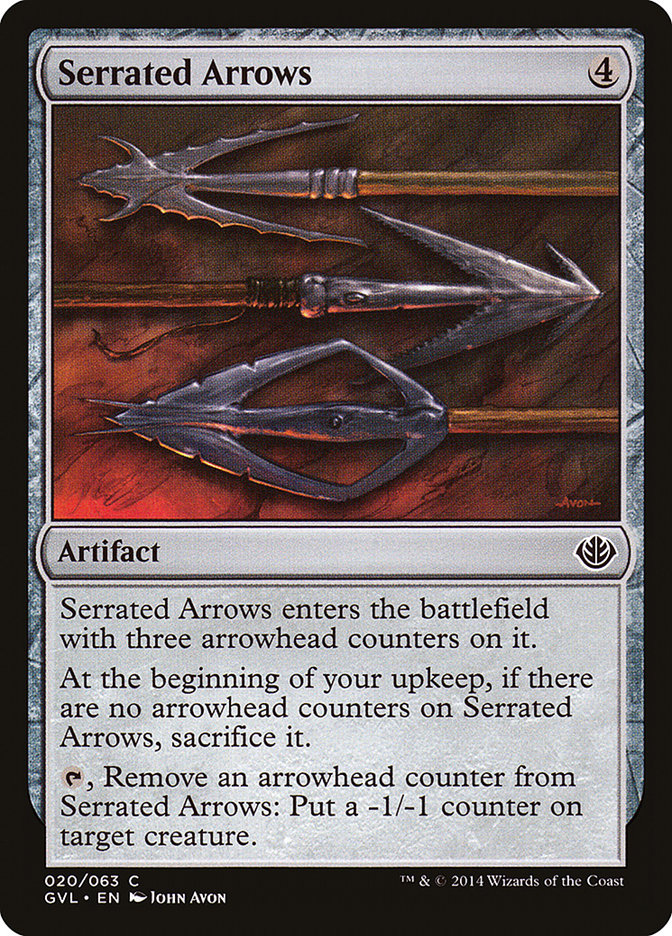 Serrated Arrows (Garruk vs. Liliana) [Duel Decks Anthology] | GnG Games