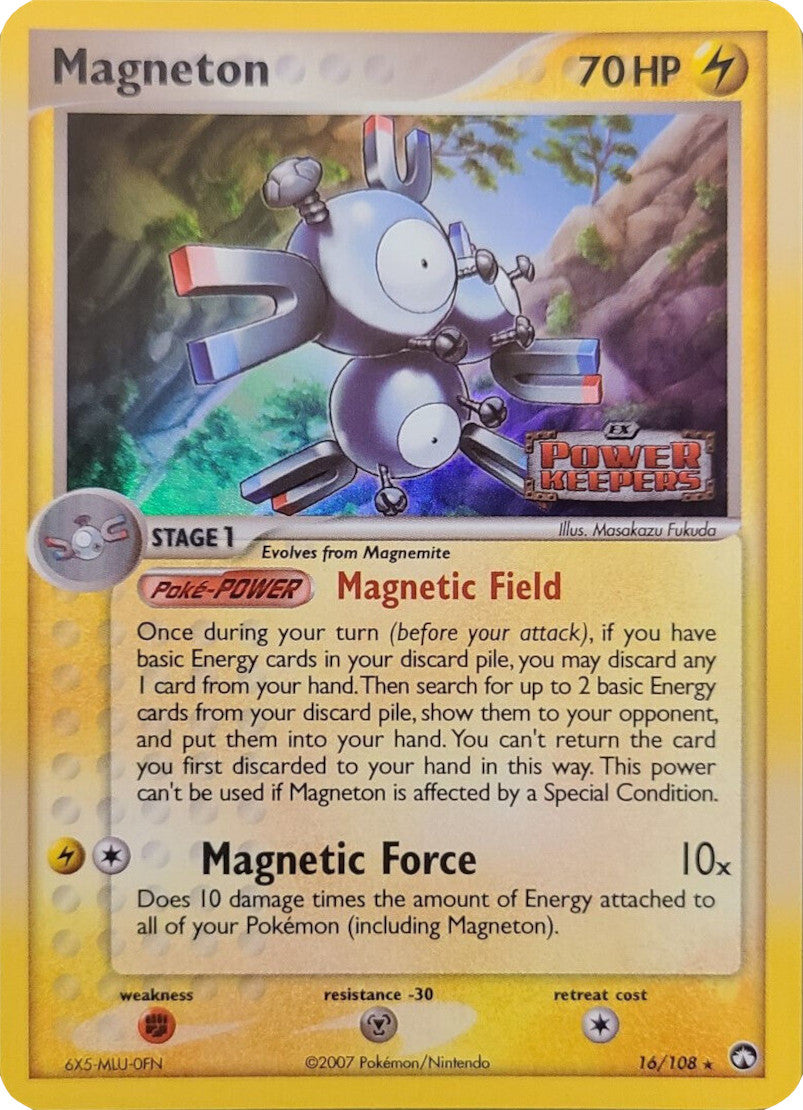 Magneton (16/108) (Stamped) [EX: Power Keepers] | GnG Games