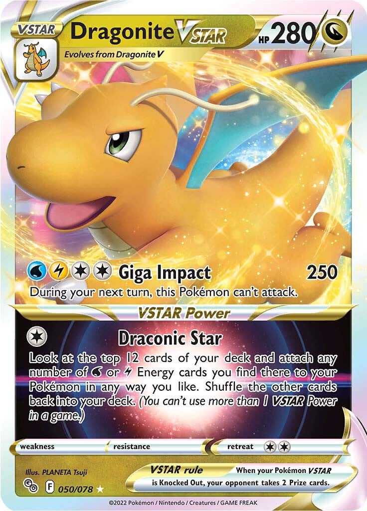 Dragonite VSTAR (050/078) [Pokémon GO] | GnG Games