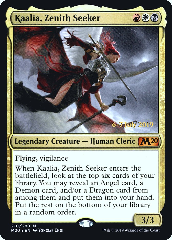 Kaalia, Zenith Seeker  [Core Set 2020 Prerelease Promos] | GnG Games