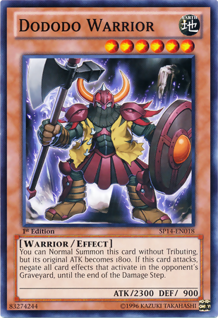 Dododo Warrior [SP14-EN018] Common | GnG Games
