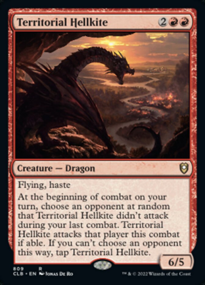 Territorial Hellkite [Commander Legends: Battle for Baldur's Gate] | GnG Games