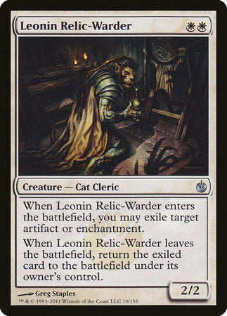 Leonin Relic-Warder [Mirrodin Besieged] | GnG Games