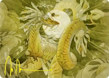 Brilliant Restoration Art Card (Gold-Stamped Signature) [Kamigawa: Neon Dynasty Art Series] | GnG Games