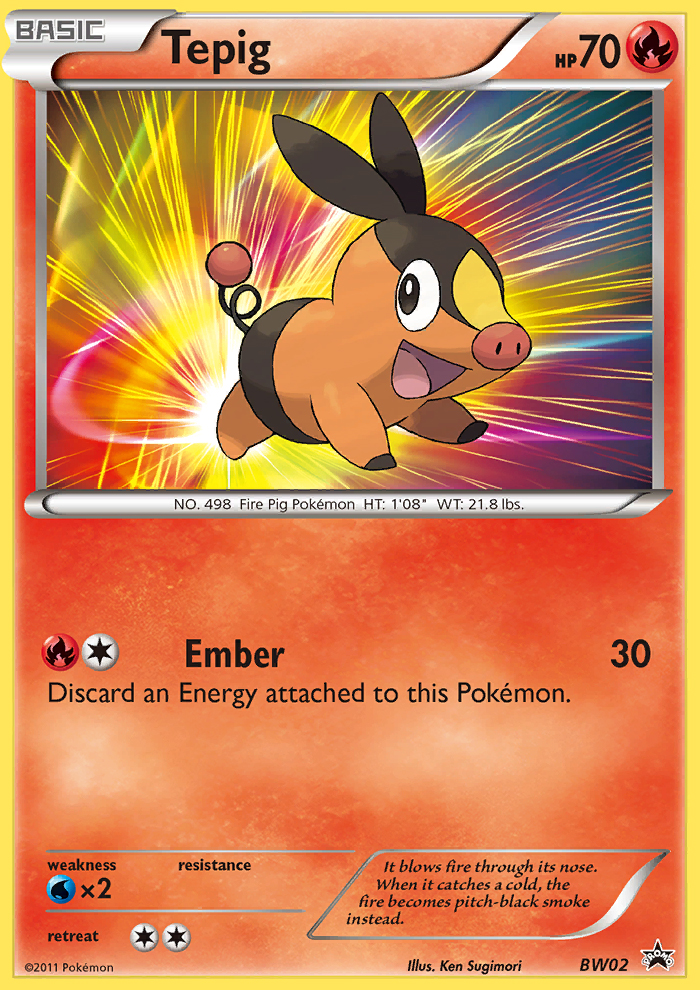 Tepig (BW02) [Black & White: Black Star Promos] | GnG Games