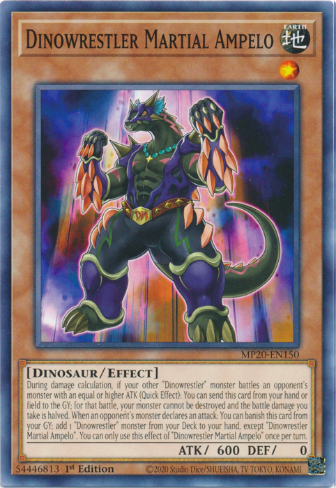 Dinowrestler Martial Ampelo [MP20-EN150] Common | GnG Games