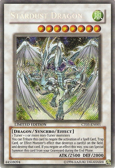 Stardust Dragon [CT05-EN001] Secret Rare | GnG Games