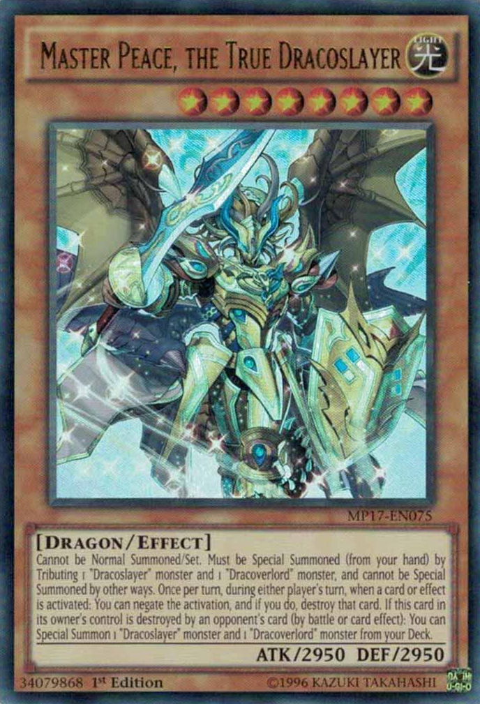 Master Peace, the True Dracoslayer [MP17-EN075] Ultra Rare | GnG Games