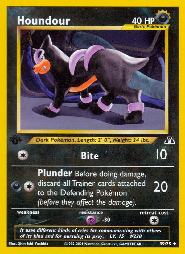 Houndour (39/75) [Neo Discovery 1st Edition] | GnG Games