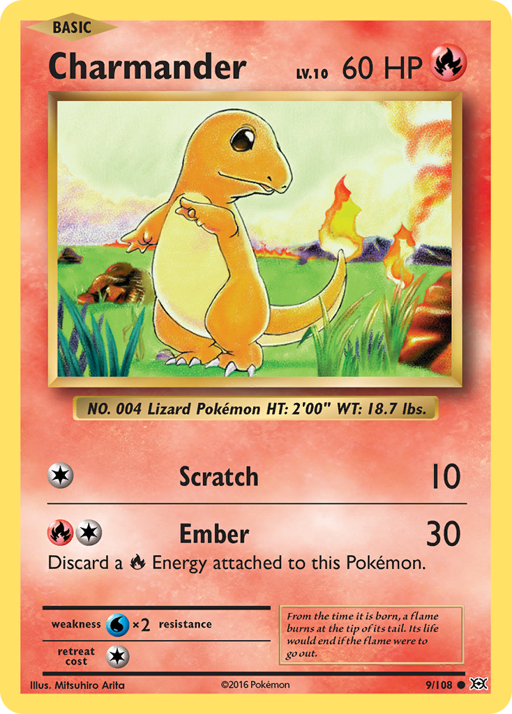 Charmander (9/108) [XY: Evolutions] | GnG Games