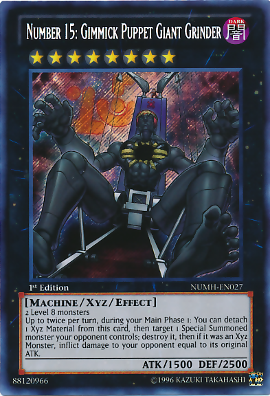 Number 15: Gimmick Puppet Giant Grinder [NUMH-EN027] Secret Rare | GnG Games