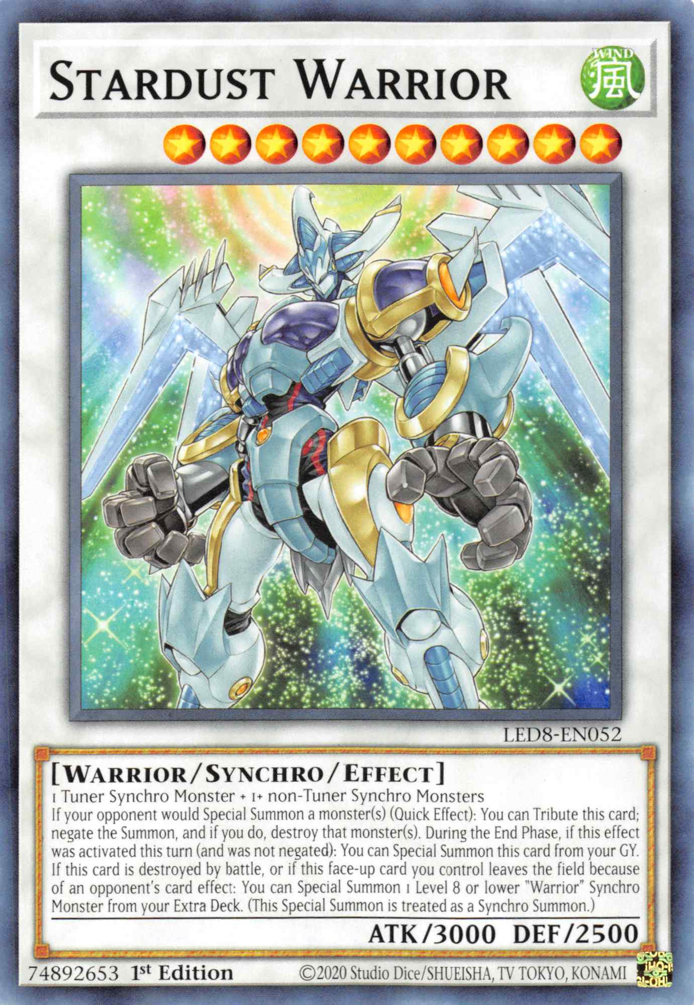 Stardust Warrior [LED8-EN052] Common | GnG Games