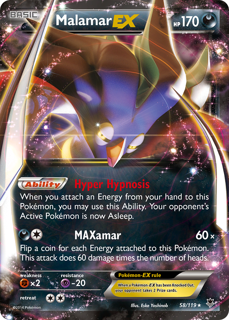 Malamar EX (58/119) [XY: Phantom Forces] | GnG Games