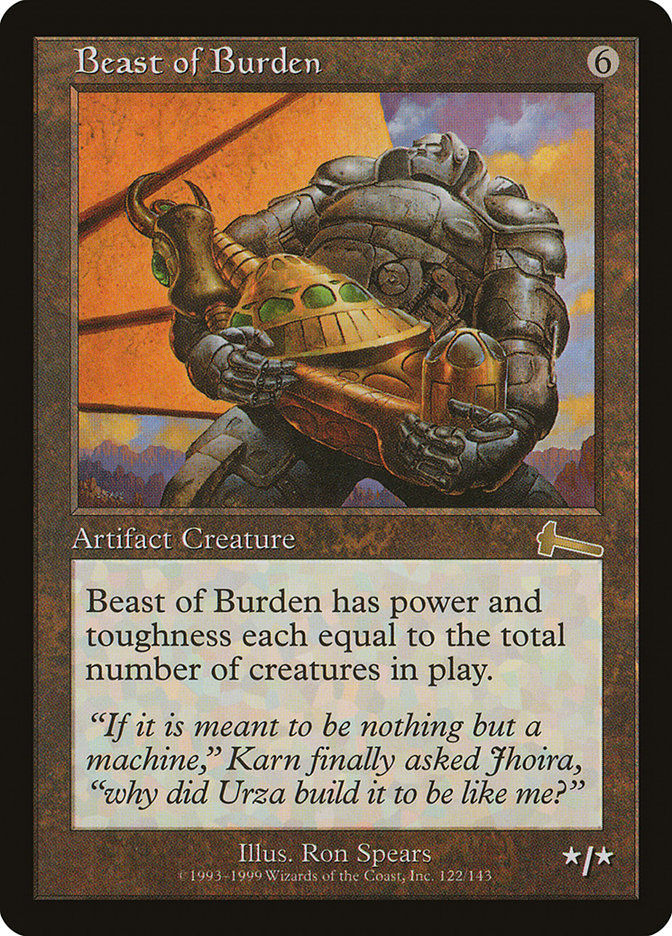 Beast of Burden [Urza's Legacy] | GnG Games