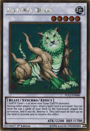 Naturia Beast [PGL2-EN086] Gold Rare | GnG Games