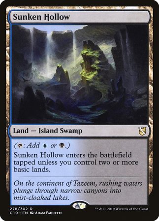 Sunken Hollow [Commander 2019] | GnG Games
