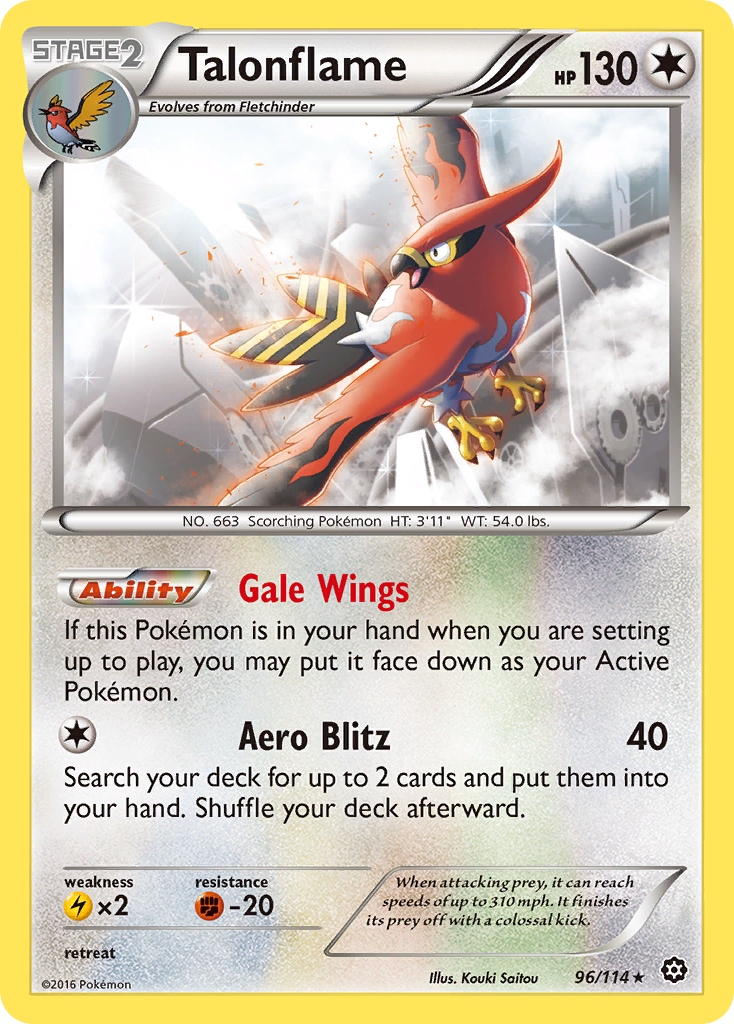 Talonflame (96/114) [XY: Steam Siege] | GnG Games