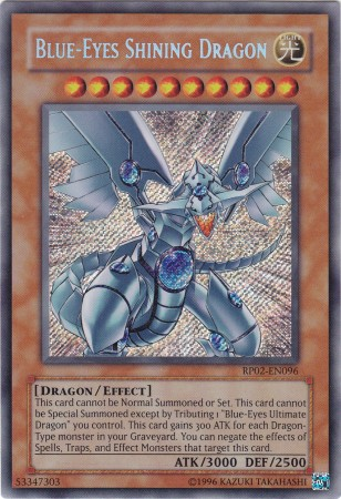 Blue-Eyes Shining Dragon [RP02-EN096] Secret Rare | GnG Games