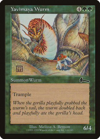 Yavimaya Wurm [Urza's Legacy] | GnG Games