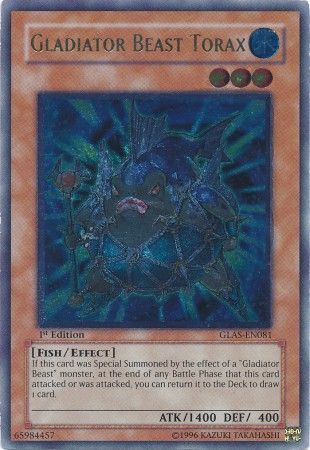 Gladiator Beast Torax (UTR) [GLAS-EN081] Ultimate Rare | GnG Games