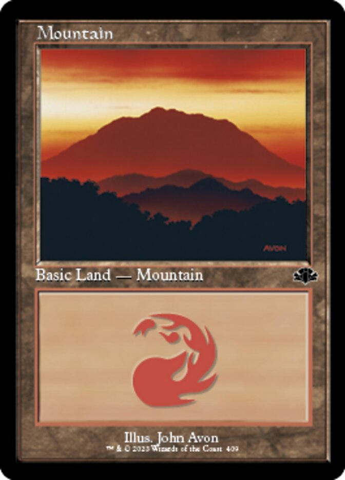 Mountain (409) (Retro) [Dominaria Remastered] | GnG Games