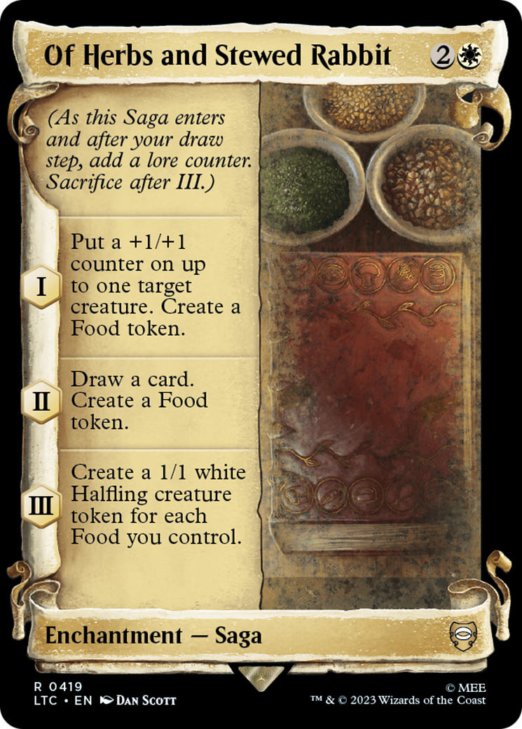 Of Herbs and Stewed Rabbit [The Lord of the Rings: Tales of Middle-Earth Commander Showcase Scrolls] | GnG Games