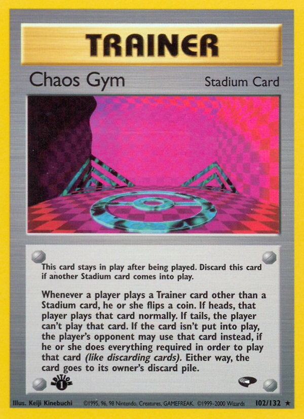 Chaos Gym (102/132) [Gym Challenge 1st Edition] | GnG Games