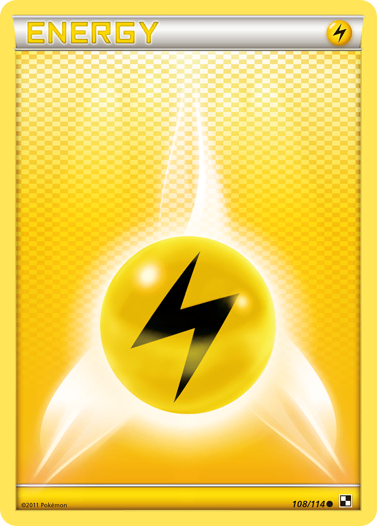 Lightning Energy (108/114) [Black & White: Base Set] | GnG Games