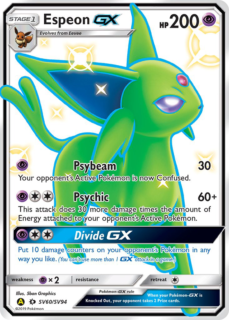 Espeon GX (SV60/SV94) [Sun & Moon: Hidden Fates - Shiny Vault] | GnG Games