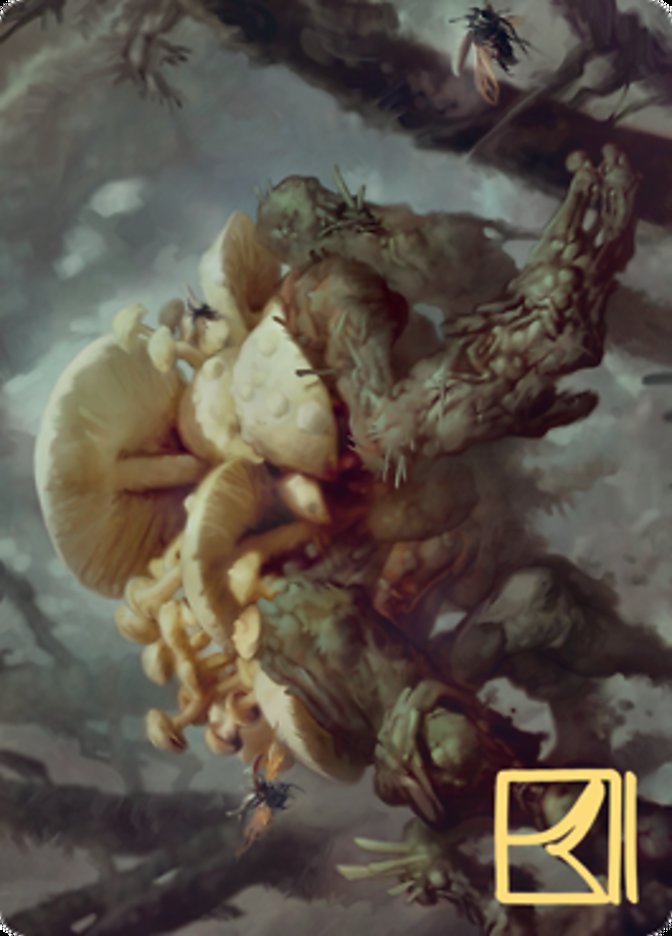 Swarm Shambler Art Card (Gold-Stamped Signature) [Zendikar Rising Art Series] | GnG Games