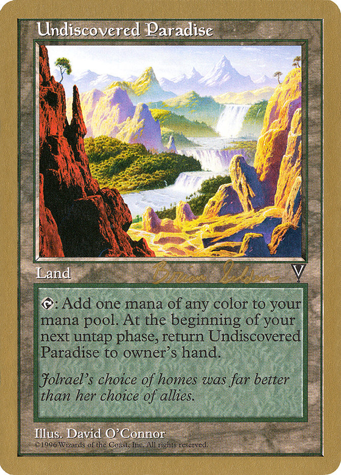 Undiscovered Paradise (Brian Selden) [World Championship Decks 1998] | GnG Games