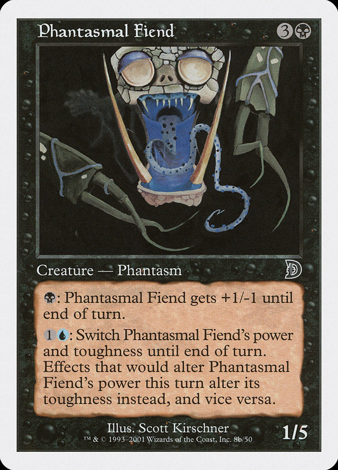 Phantasmal Fiend (Black Background) [Deckmasters] | GnG Games