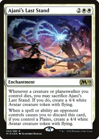 Ajani's Last Stand [Core Set 2019 Promos] | GnG Games