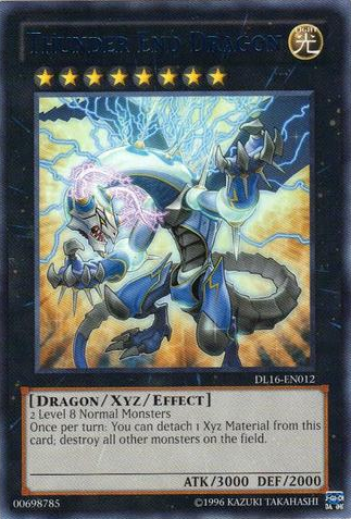 Thunder End Dragon (Blue) [DL16-EN012] Rare | GnG Games