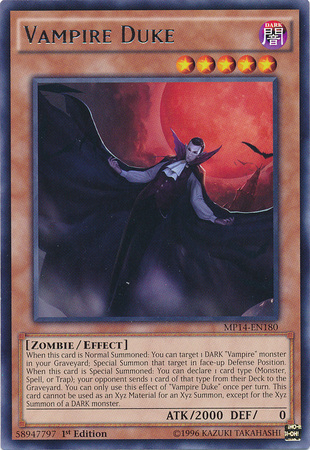 Vampire Duke [MP14-EN180] Rare | GnG Games