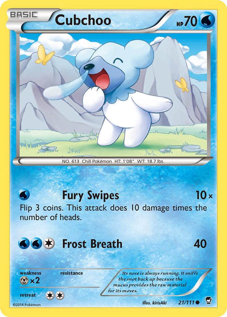 Cubchoo (21/111) [XY: Furious Fists] | GnG Games